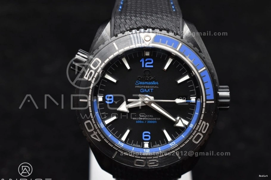 Edition Black Ceramic Strap Planet Best Ocean Black 1:1 Blue Clone VSF Nylon 45.5mm A8906 Deep Real Super on 1217